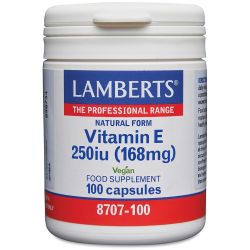 Lamberts Vitamin E 250iu Capsules 100
