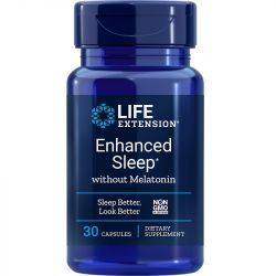 Life Extension Enhanced Sleep without Melatonin Caps 30