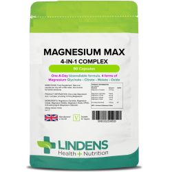 Lindens Magnesium Max 4 in 1 Complex Capsules 90