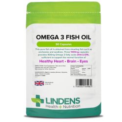 Lindens Omega 3 Fish Oil (30% DHA/EPA) Capsules 90