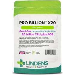 Lindens Pro Billion x20 20bn CFU Capsules 60