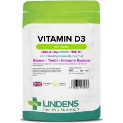 Lindens Vitamin D3 1000iu Tablets 120
