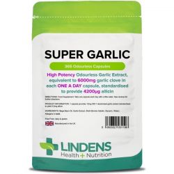Lindens Garlic 6000mg Capsules 365