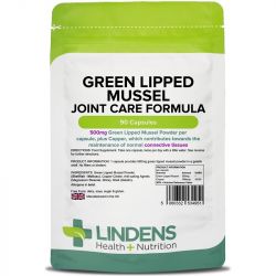 Lindens Green Lipped Mussel 500mg Capsules 90