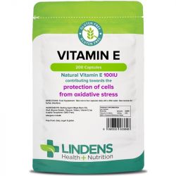 Lindens Vitamin E 100IU Capsules 200