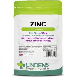 Lindens Zinc Citrate 50mg Tablets 100