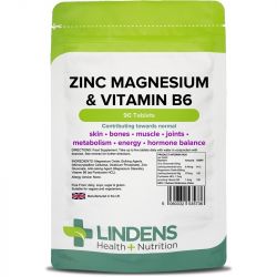 Lindens Zinc Magnesium & Vitamin B6 Tablets 90