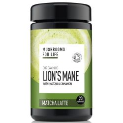 Mushrooms for Life Organic Lion’s Mane Matcha Latte 110g