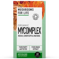 Mushrooms For Life Organic Mycomplex Capsules 60
