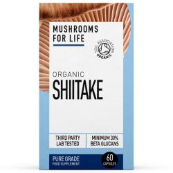 Mushrooms For Life Organic Shiitake Capsules 60