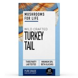 Mushrooms for Life Wild Crafted Turkey Tail Capsules 60