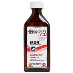 Nature's Plus HEMA-PLEX Liquid Iron 250ml