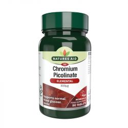 Nature's Aid Chromium Picolinate 200¬µg elemental Tablets 90