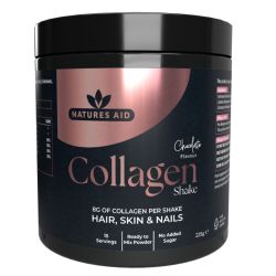 Nature's Aid Collagen Shake Powder 8000mg Chocolate 225g