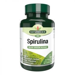 Nature's Aid Spirulina 500mg Capsules 90