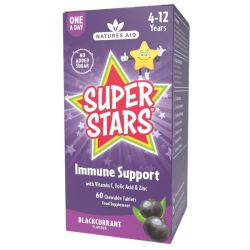 Nature's Aid Super Stars Immune Support Chewable Tablets 60