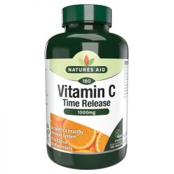 Nature's Aid Vitamin C 1000mg Time Release Tablets 180