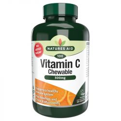 Nature's Aid Vitamin C 500mg Chewable Tablets 100
