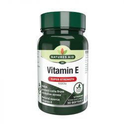 Nature's Aid Vitamin E 1000iu Natural Form Softgels 30