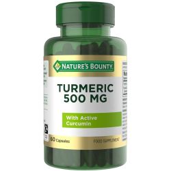 Nature's Bounty Turmeric 500mg Capsules 60