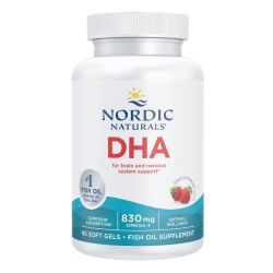 Nordic Naturals DHA 830mg Strawberry Softgels 90