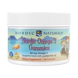 Nordic Naturals Nordic Omega-3 82mg Tangerine Treats Gummies 60