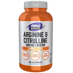 NOW Foods Arginine & Citrulline Capsules 240