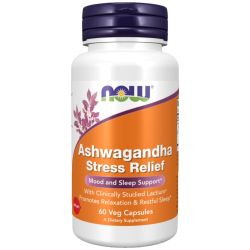 NOW Foods Ashwagandha Stress Relief Caps 60