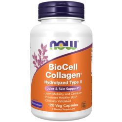 NOW Foods BioCell Collagen Hydrolyzed Type II Capsules 120