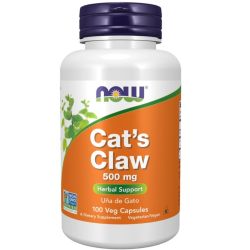 NOW Foods Cat's Claw 500mg Capsules 100