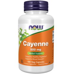 NOW Foods Cayenne 500mg Capsules 100