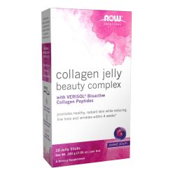 NOW Foods Collagen Jelly Beauty Complex Sweet Plum Sticks 10 Main Images