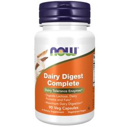 NOW Foods Dairy Digest Complete Capsules 90