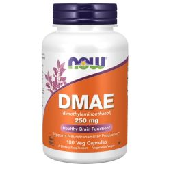 NOW Foods DMAE (Dimethylaminoethanol) 250mg Capsules 100