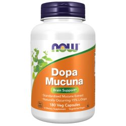 NOW Foods DOPA Mucuna Capsules 180
