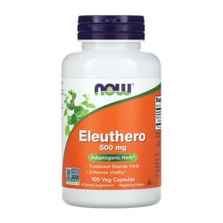 NOW Foods Eleuthero 500mg Capsules 100 Main Image