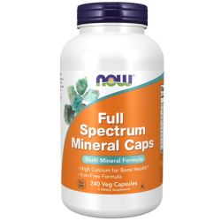 NOW Foods Full Spectrum Minerals Iron-Free Capsules 240