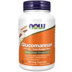 NOW Foods Glucomannan from Konjac Root 575mg Capsules 180