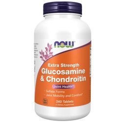 NOW Foods Glucosamine & Chondroitin Extra Strength Tablets 240