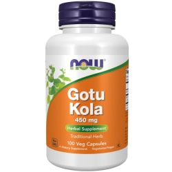 NOW Foods Gotu Kola 450mg Capsules 100