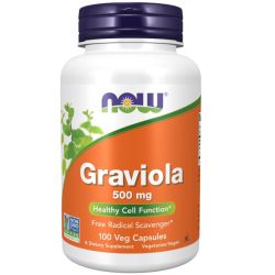 NOW Foods Graviola 500mg Capsules 100