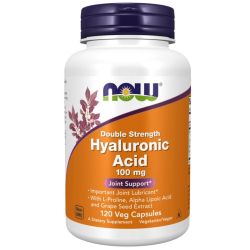 NOW Foods Hyaluronic Acid 100mg Double Strength Capsules 120
