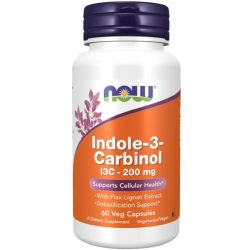 NOW Foods Indole-3-Carbinol (I3C) 200mg Capsules 60