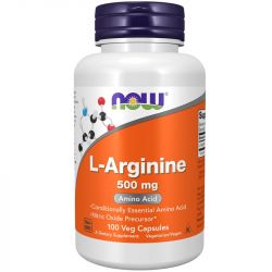 NOW Foods L-Arginine 500mg Capsules 100