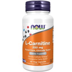 NOW Foods L-Carnitine 250mg Capsules 60