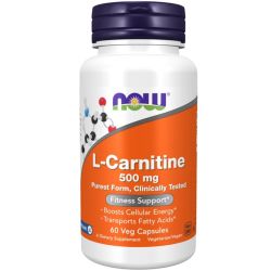 NOW Foods L-Carnitine 500mg Capsules 60
