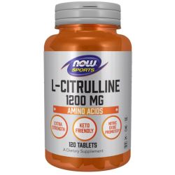 NOW Foods L-Citrulline 1200mg (Extra Strength) Tablets 120