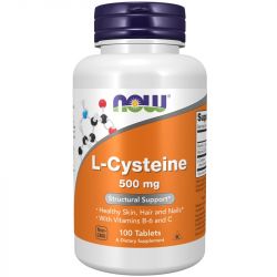 NOW Foods L-Cysteine 500mg Tablets 100