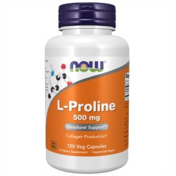 NOW Foods L-Proline 500mg Capsules 120