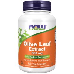 NOW Foods Olive Leaf Extract 500mg Capsules 120